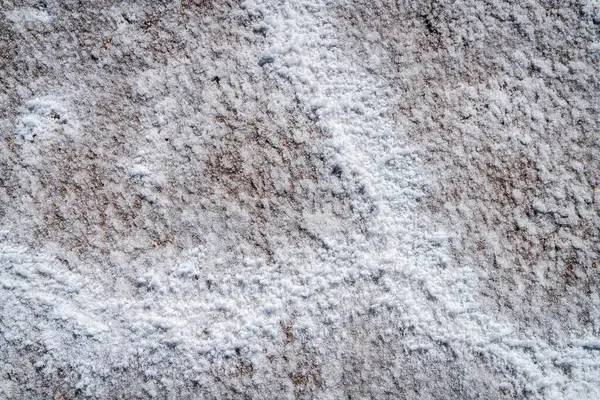 Nahaufnahme Von Salzkristallen Auf Dem Boden Des Badwater Basin Death Stockbild