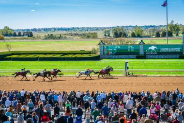 Keeneland, Lexington, Kentucky, 18 Ekim 2023: Keenealand Sonbahar Yarışı Yarışı 2.