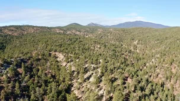 Santa New Mexico Yakınlarındaki Çekirge Kanyonu Nun Hava Manzarası — Stok video