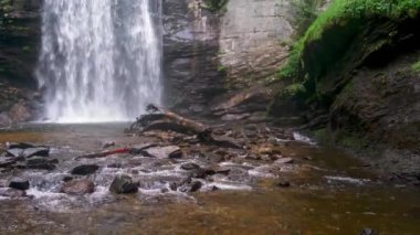 Looking Glass Falls in the Pisgah National Forest near Brevard, North Carolina