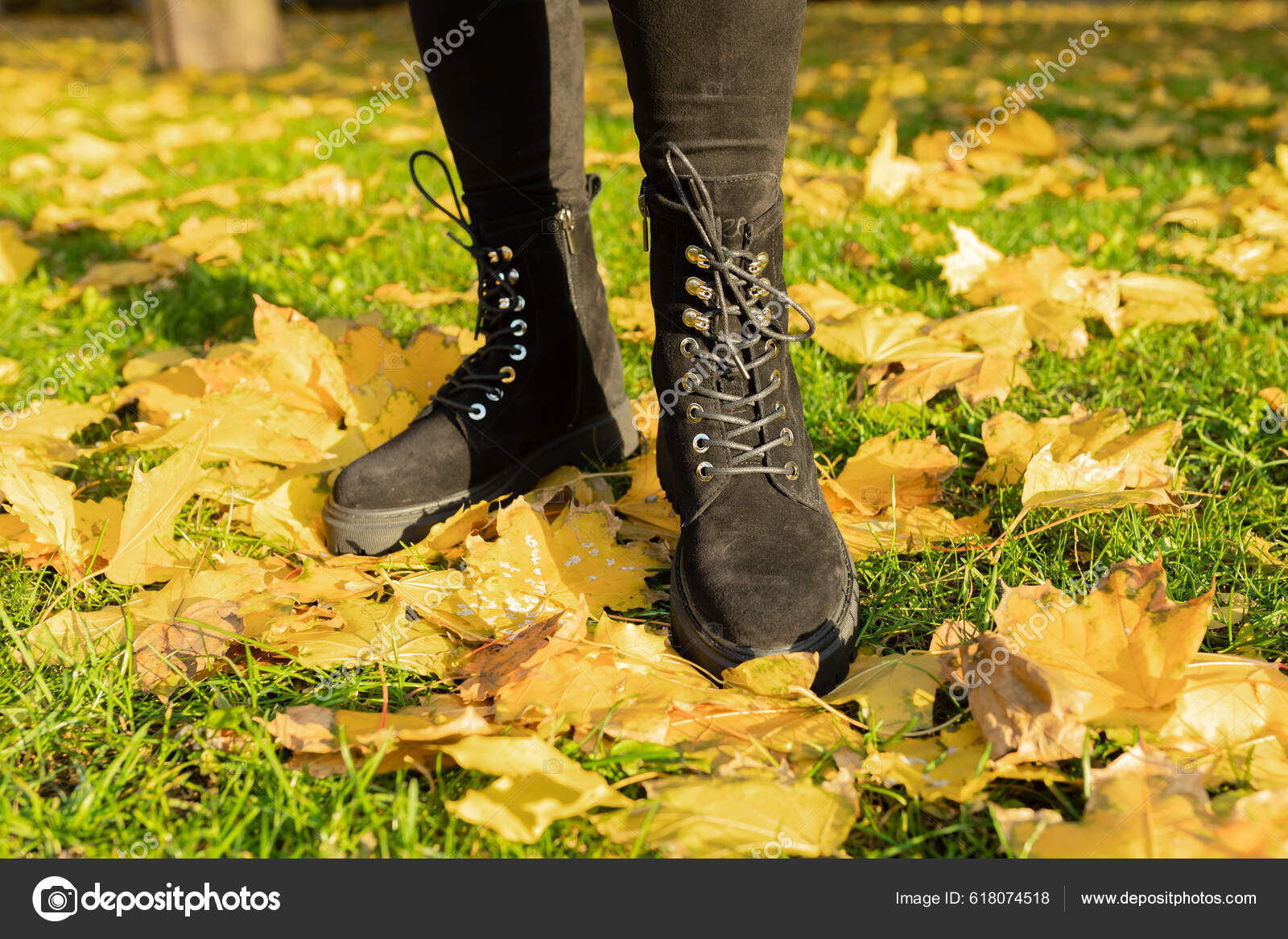 Details Of Womens Clothes And Shoes On A Street Stock Photo