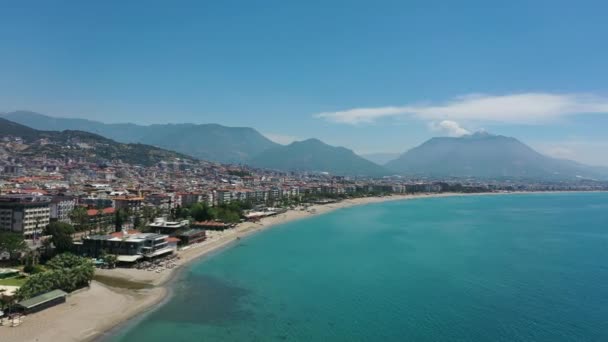 Прекрасний Пляж Туреччині Кадри Високої Якості — стокове відео
