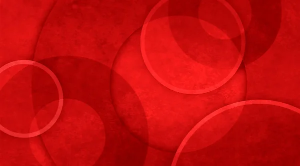 Červené Pozadí Bílým Kruhem Kroužky Elegantním Moderním Ztíženém Vinobraní Grunge — Stock fotografie
