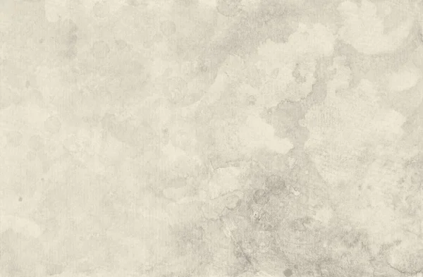 Bílé Akvarelové Pozadí Hnědou Texturou Starý Vinobraní Nebo Starožitný Pergamenový — Stock fotografie