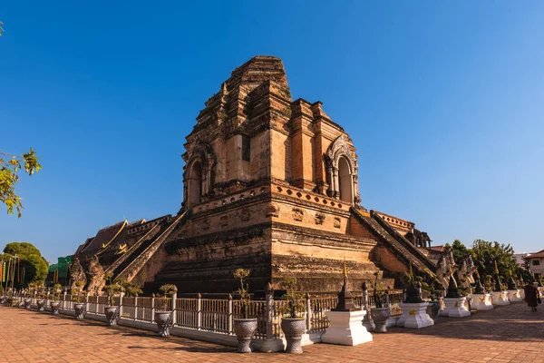 Chedi Luang Stupa Historic Center Chiang Mai Thailand — Stock Photo, Image