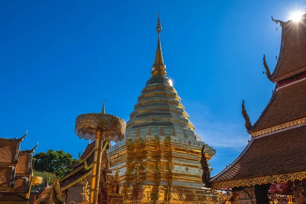Stupa Wat Phra Doi Suthep Chiang Mai Thailand — Stockfoto