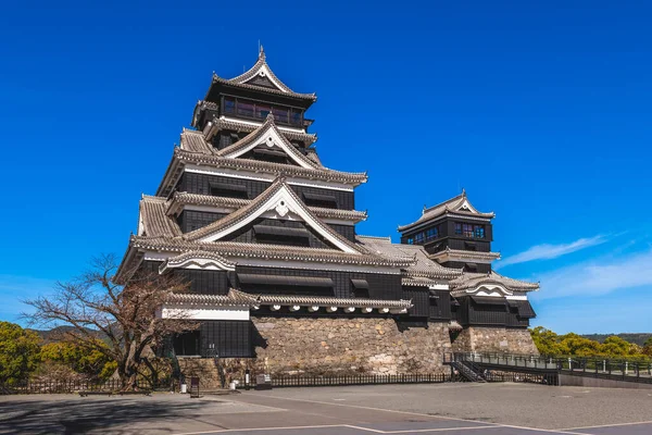 Tenshu Del Castillo Kumamoto Ciudad Kumamoto Kyushu Japón — Foto de Stock