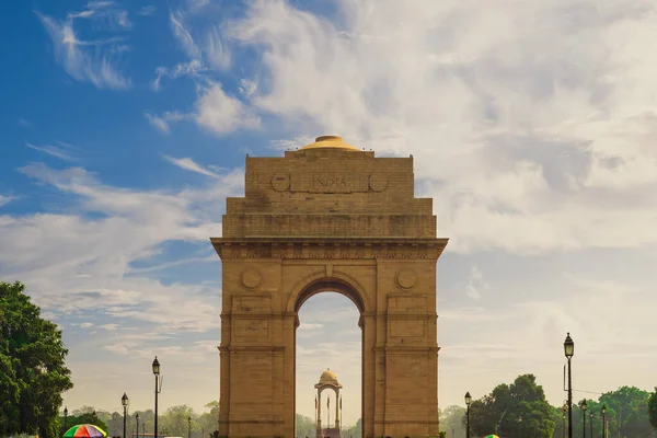 Índia Gate Também Conhecido Como All India War Memorial Nova — Fotografia de Stock