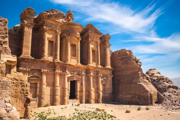 Addeir Monastery 位于Jodan的Petra — 图库照片