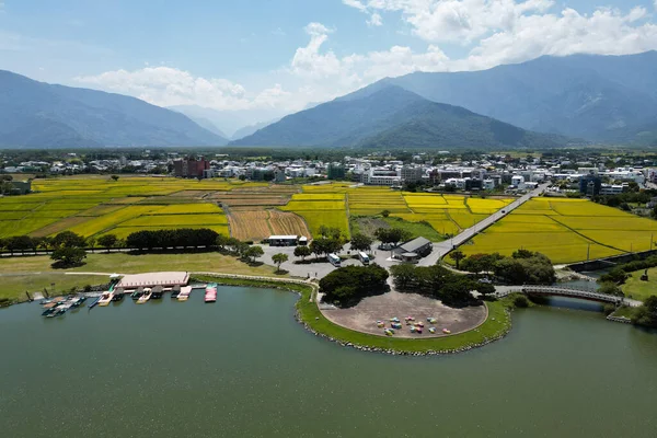 stock image Dapo Pond, a lake in Chishang, Taitung, taiwan