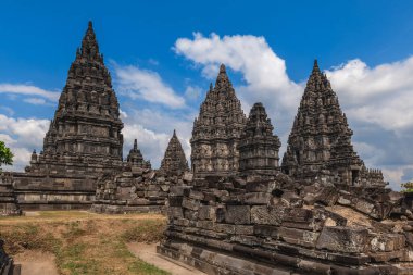 Prambanan, Endonezya 'nın güneyindeki Yogyakarta' da bir Hindu tapınağı.,