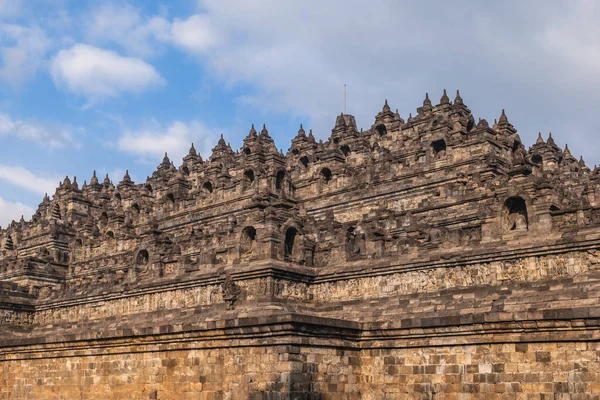 印度尼西亚爪哇Magelang县Mahayana佛教寺庙Borobudur或Barabudur — 图库照片