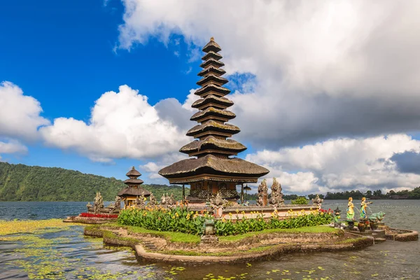 Pura Ulun Danu Bratan Tempio Shaivita Indù Bali Indonesia — Foto Stock