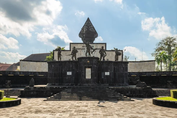 2023 Július Általános Offenzíva 1949 Március Emlékmű Egy Emlékmű Yogyakarta — Stock Fotó