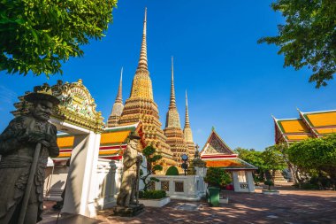 Wat Pho 'dan Phra Chedi Rai, Tayland, Bangkok' taki bir Budist tapınağı kompleksi..