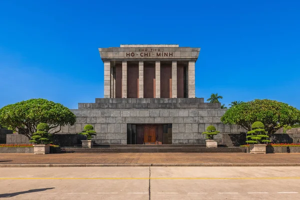 Chi Minh Mausoleum Resting Place Vietnamese Revolutionary Leader President Hanoi — Stock Photo, Image