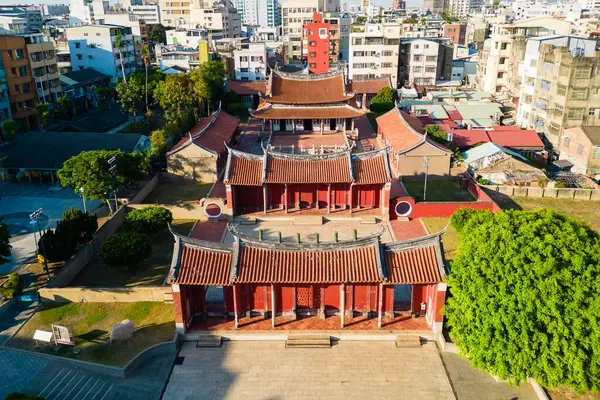 Flygfoto Över Konfucius Temple Ligger Changhua Stad Taiwan — Stockfoto