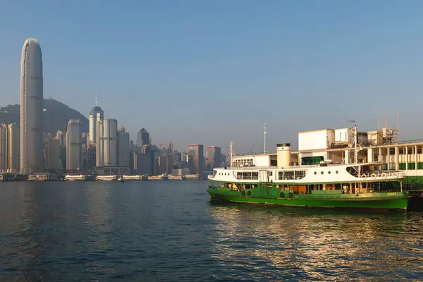 Star Feribot Peir ve Victoria Limanı Tsim Sha Tsui, Kowloon, Hong Kong