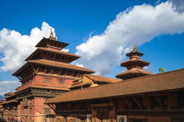 Patan Durbar Meydanı manzarası Nepal Katmandu 'da yer almaktadır