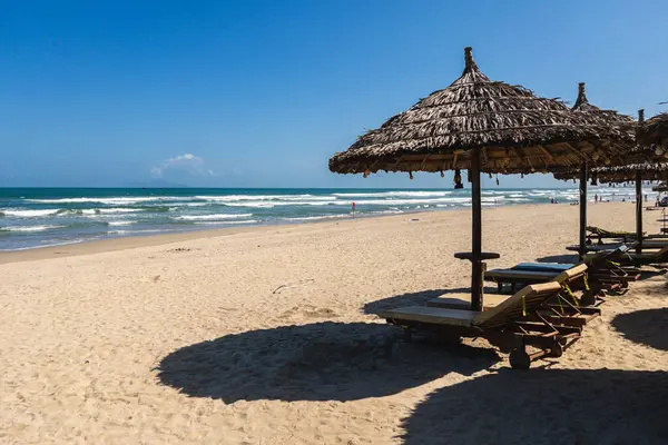 Landschap Van Khe Beach Gelegen Nang Centraal Vietnam — Stockfoto