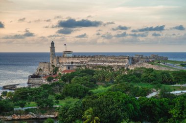 Havana 'daki Morro' nun Üç Kralı Kalesi, ya da Habana, Küba