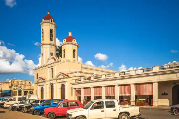 Catedral Cienfuegos Parque José Martí Centro Cienfuegos Cuba —  Fotos de Stock
