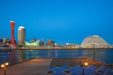 gece çekimi bağlantı noktası, kobe osaka aera, Japonya