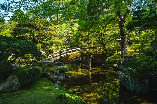 Oike Niwa Garden Pond Kyoto Imperial Palace Kyoto Japan — Stock Photo, Image