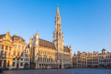 Grand Place, ya da Grote Markt, Belçika 'nın Brüksel' in merkez meydanı.