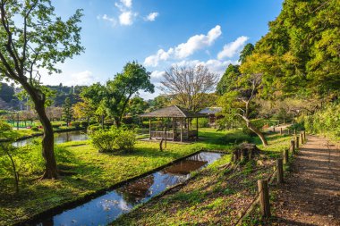 Kobuntei at Kairakuen Park, one of the Three Great Gardens of Japan clipart