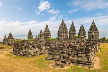 Prambanan, Endonezya 'nın güneyindeki Yogyakarta' da bir Hindu tapınağı.,