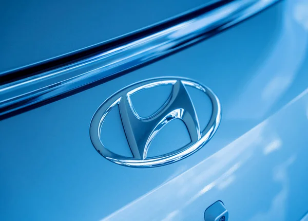 Phuket Thailand August 2022 Cars Logo Hyundai Showroom Dealership — Stockfoto