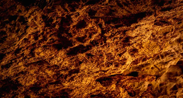 Mağaradaki Koyu Taşın Güzel Dokusu — Stok fotoğraf