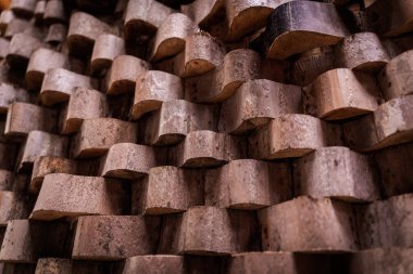 Arka plan ve eski ahşap duvar dokusu.