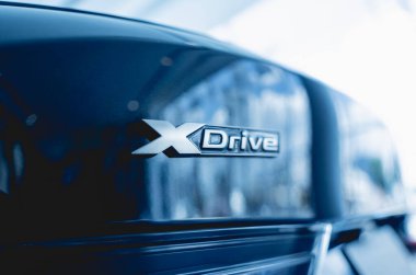 PHUKET, THAILAND - AUGUST 09, 2022: Cars in showroom of dealership BMW.