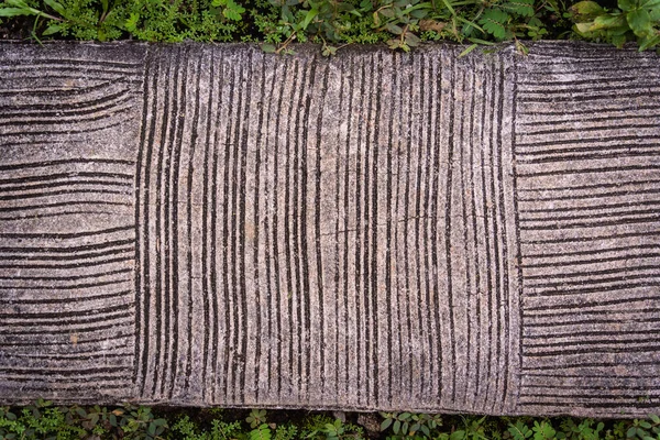 Stare Drewniane Schody Rustykalne Ogrodzie — Zdjęcie stockowe