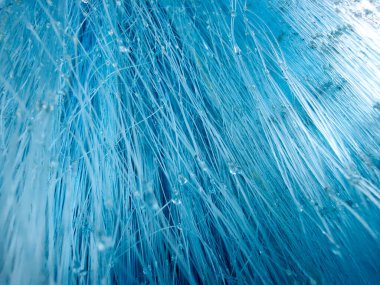 Kullanılan balık ağlarının ayrıntılı görünümü ve arkaplanı.