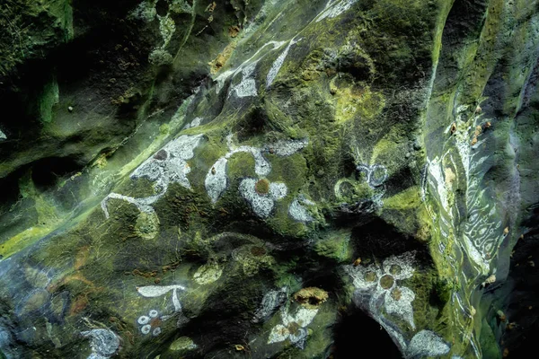 동굴에 배경의 아름다운 — 스톡 사진