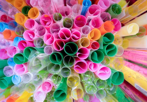 Фон Разноцветного Набора Оберточной Бумаги — стоковое фото