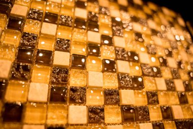 Background of colorful samples of a ceramic tile.