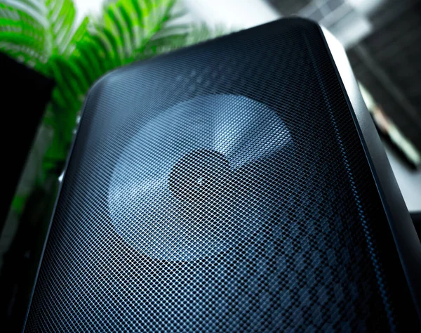 Textures Speaker Metal Perforated Grille — Stock Photo, Image