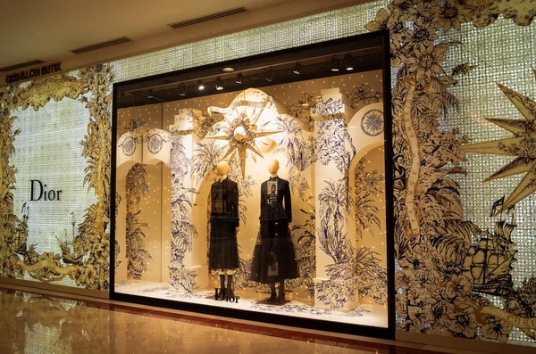 Kuala Lumpur Malaysia Декабря 2022 Вывеска Логотипа Розничного Магазина Dior — стоковое фото