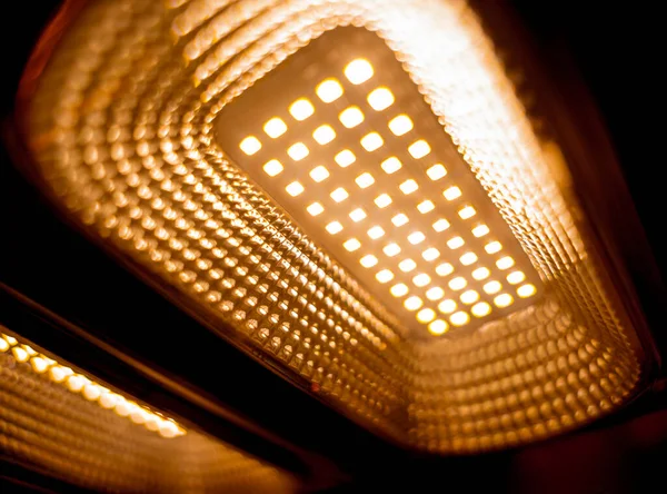 Straatlamp Zonne Energie Showroom Van Een Grote Winkel — Stockfoto