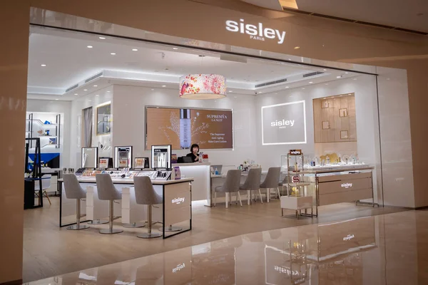 Kuala Lumpur Malaisie Décembre 2022 Panneau Logo Boutique Sisley Sur — Photo