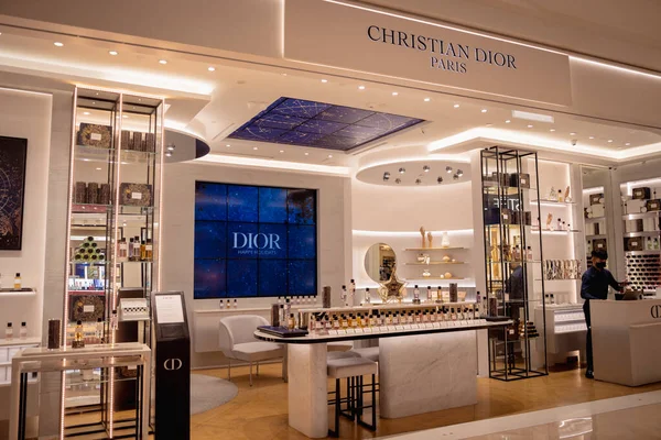 Kuala Lumpur Malaysia Декабря 2022 Эмблема Торговой Марки Christian Dior — стоковое фото