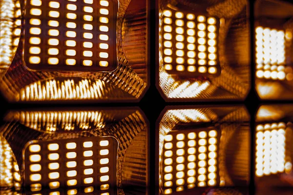 Straatlamp Zonne Energie Showroom Van Een Grote Winkel — Stockfoto