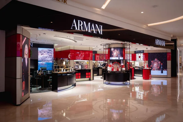 Kuala Lumpur Malaysia December 2022 Armani Brand Retail Shop Logo — Photo