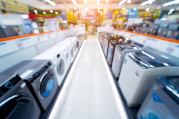 Blurred Background Large Household Appliances Furniture Store — Foto Stock