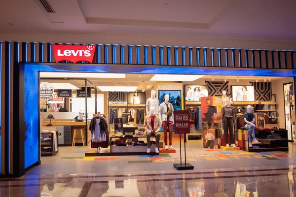 Kuala Lumpur Malasia Diciembre 2022 Levis Brand Retail Shop Logo —  Fotos de Stock