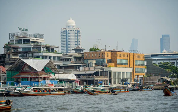Bangkok Thailand Augustus 2023 Grote Rivier Thailand — Stockfoto